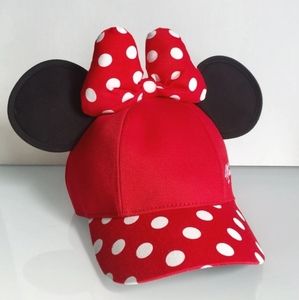 NWT Disney Parks Red Polka Dot Red Bow Minnie Ears